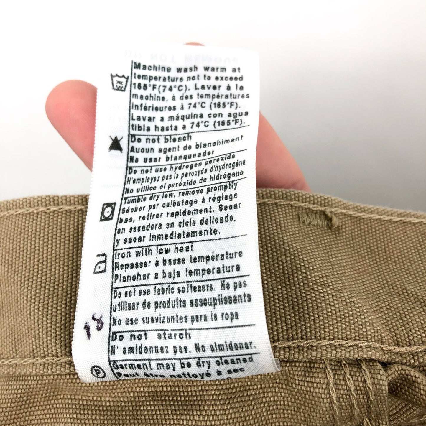 CARHARTT Men's FR Midweight Loose Fit Canvas Pants 50x32 Tan Golden Khaki NWT