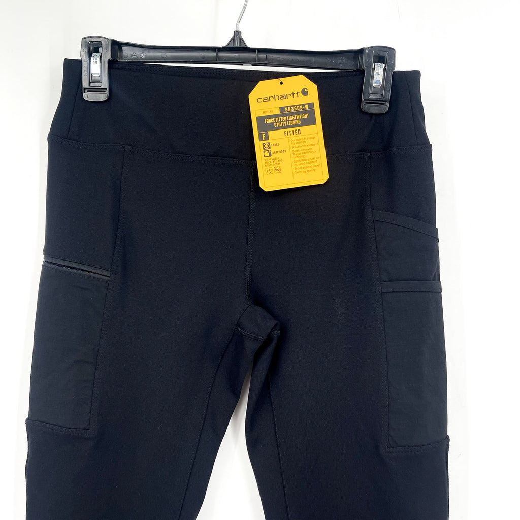 CARHARTT Women's Force Fitted Utility Leggings XS Black Lightweight NWT