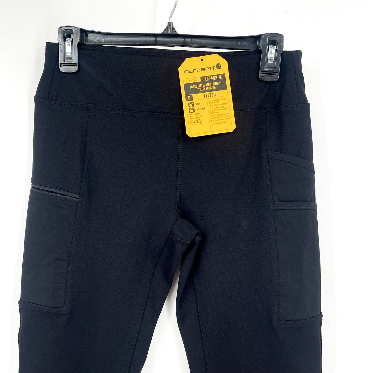 CARHARTT Women's Force Fitted Utility Leggings XS Black Lightweight NWT
