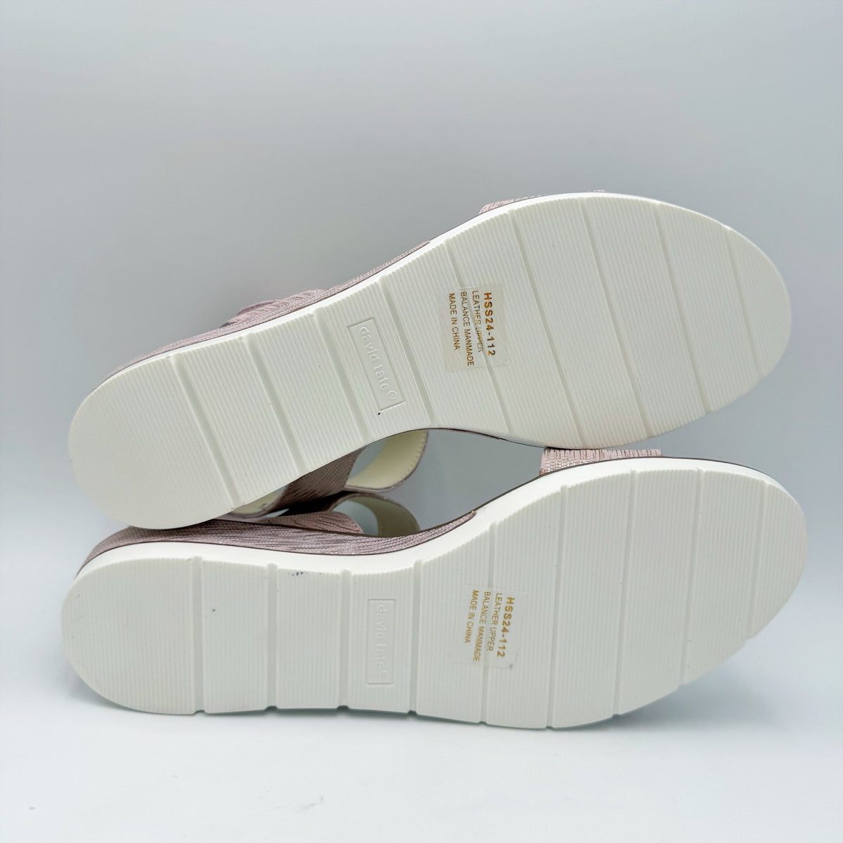 David Tate Womens Scala Sandals Size 12 M Pink Leather NWOB