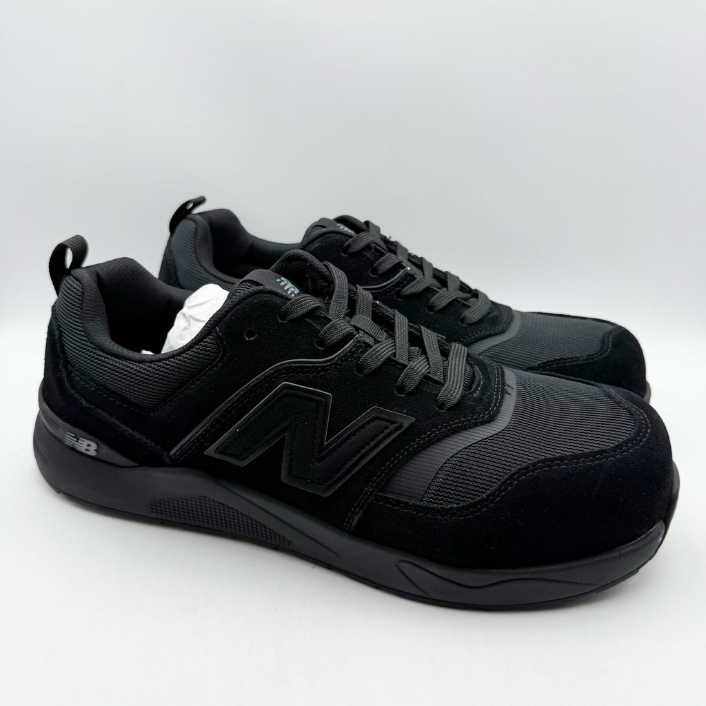 New Balance Mens Elite Lite SD Work Sneakers US 8.5 All Black Composite Toe NIB