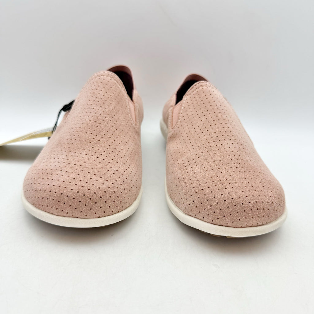 Spenco Womens Siesta Convertible Shoes Size 6 WIDE Pink Suede Casual Slip On NIB