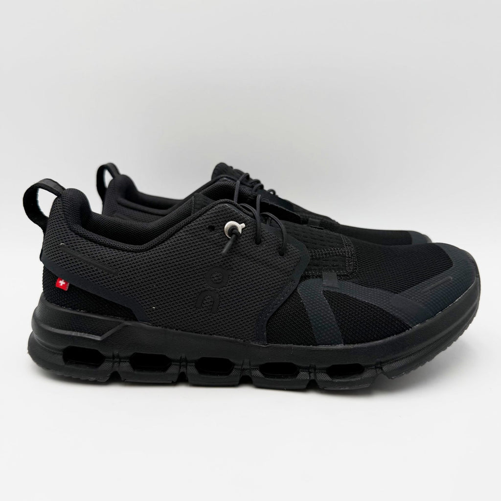 On Kids Cloud Sky Athletic Shoes Youth Size 5 EU 37.5 All Black NIB