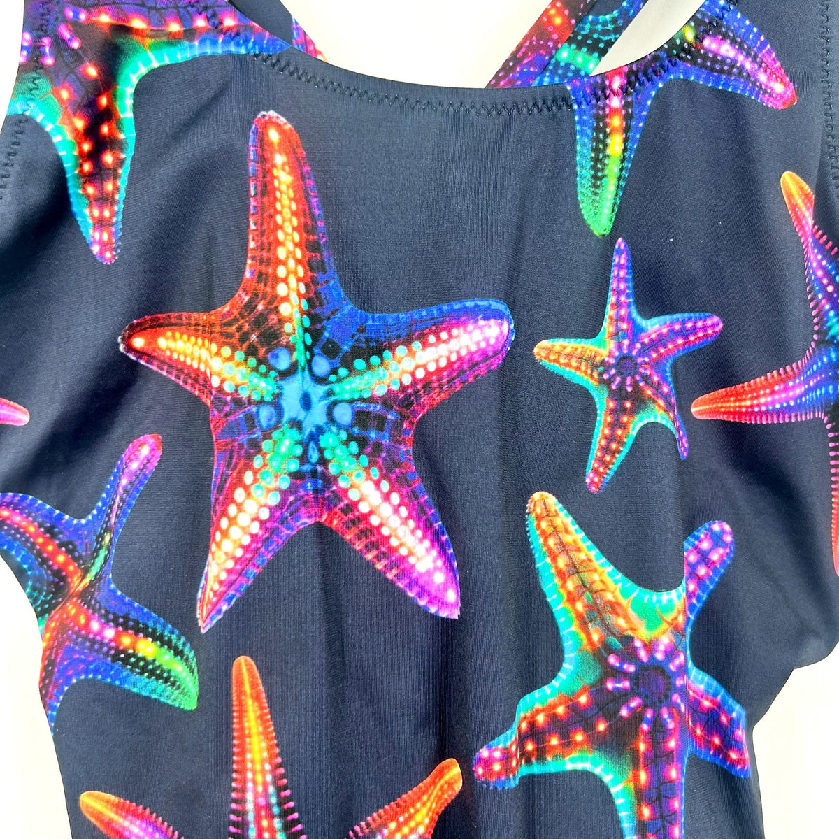 VILEBREQUIN GIRLS' Disco Stars One-Piece Swimsuit 6-7 YEARS 10 ANS Blue NWT