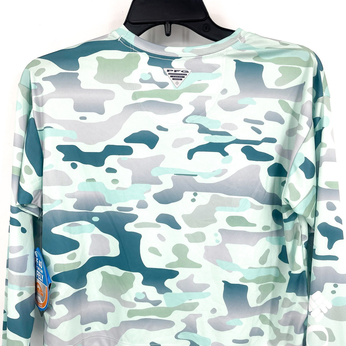 Columbia Women's Super PFG Tidal Light Shirt XS Blue Icy Morn Watershed NWT