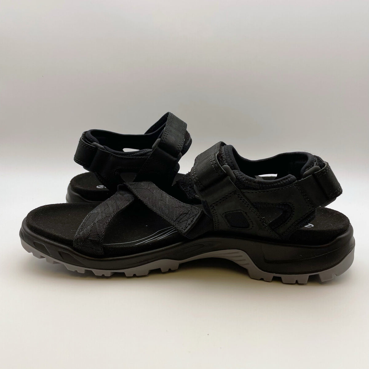 Ecco Men's Yucatan Coast Sandal US 11-11.5 EU 45 Black Leather/Textile