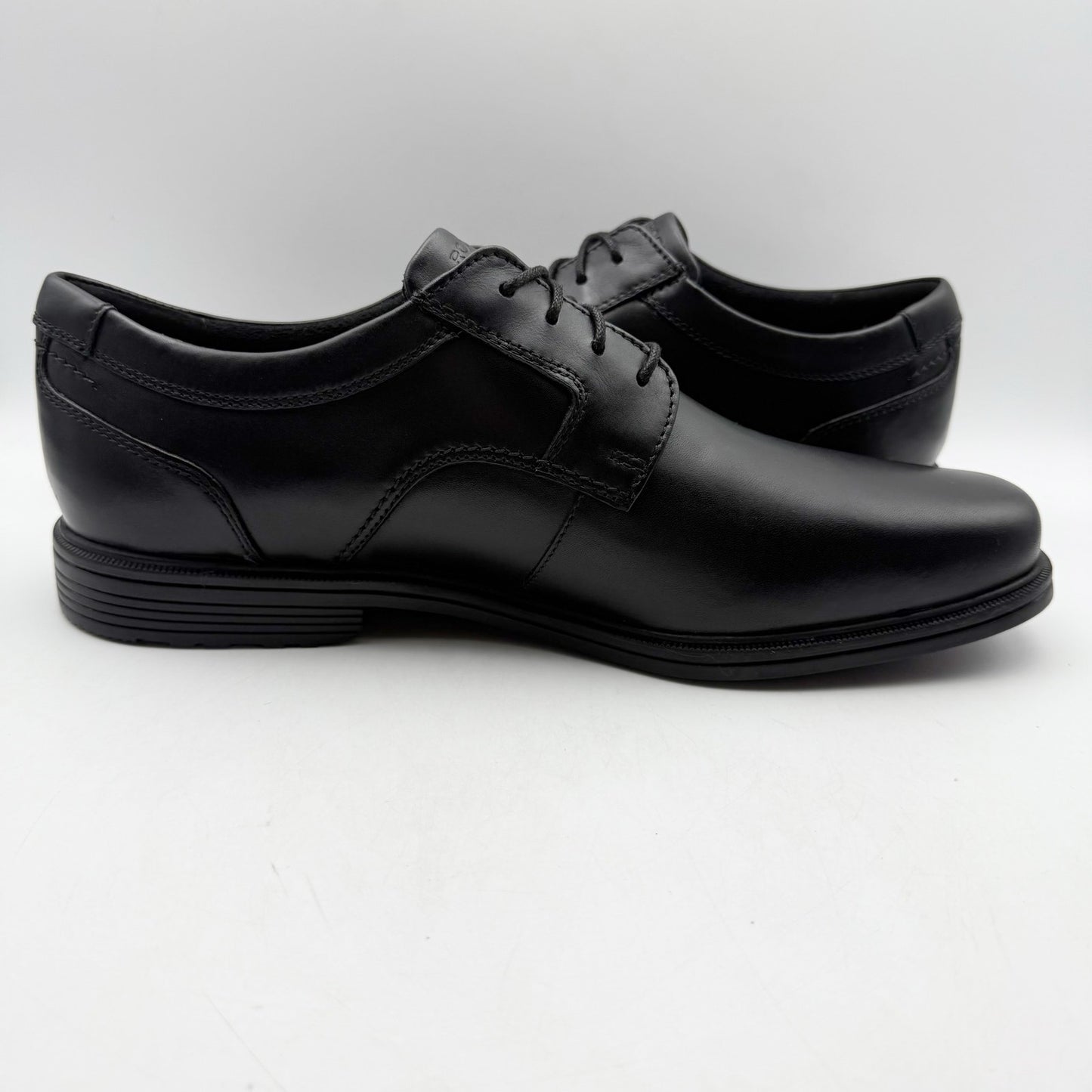 Rockport Mens Taylor Plain Toe Shoes US 13 M Black Leather Waterproof NIB