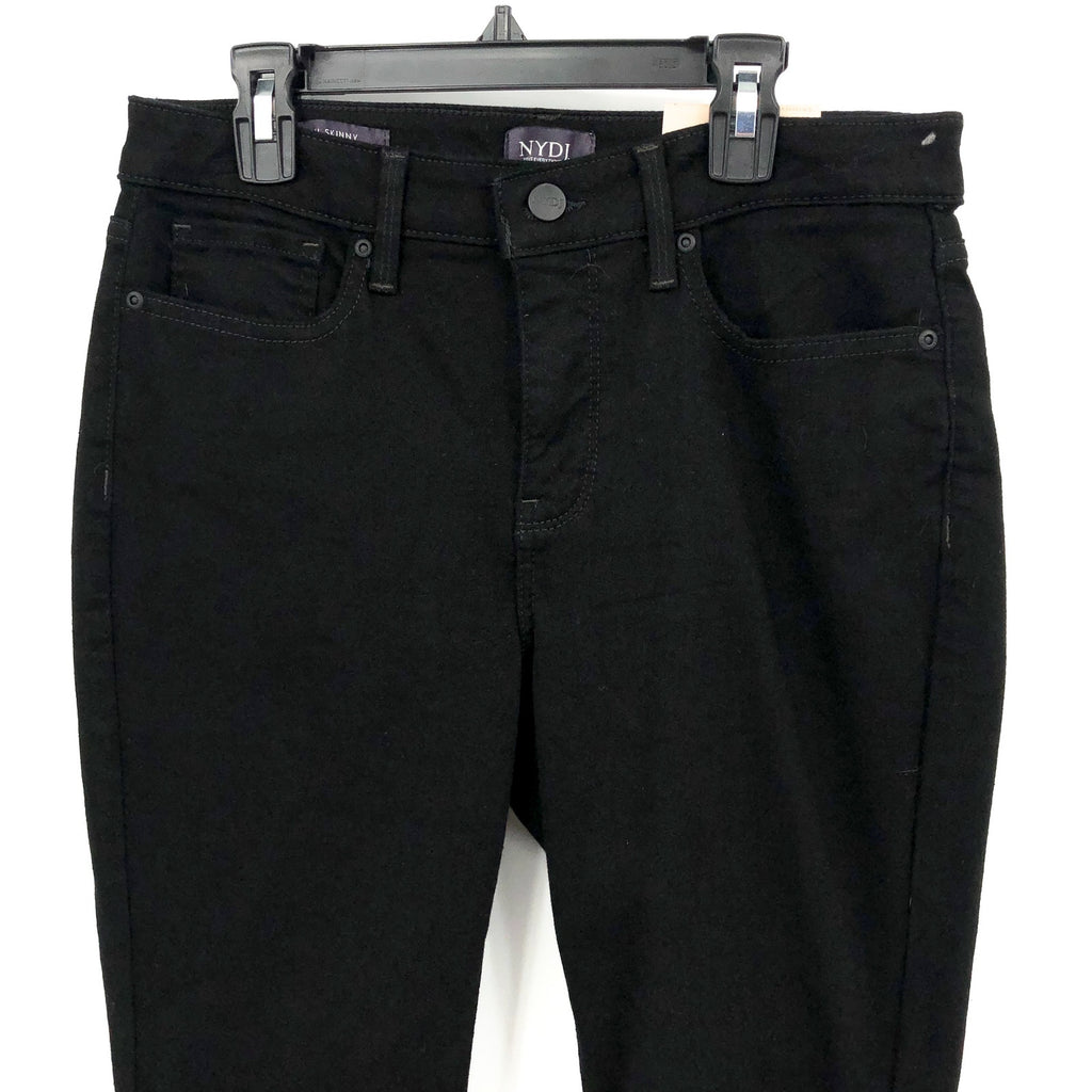 NYDJ Women's Ami Skinny Jeans Size 6 Black High Rise Lift Tuck Technology NWT