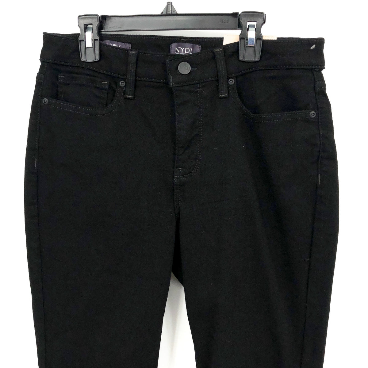 NYDJ Women's Ami Skinny Jeans Size 6 Black High Rise Lift Tuck Technology NWT