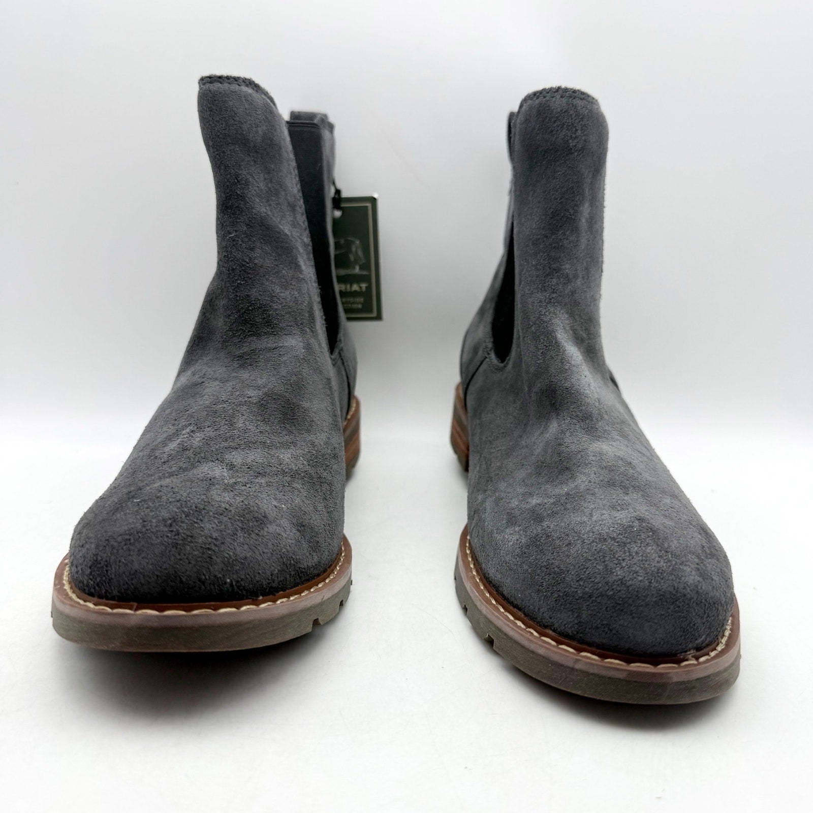 Ariat Womens Wexford Chelsea Boots US 8 B Blue Leather Waterproof NWT