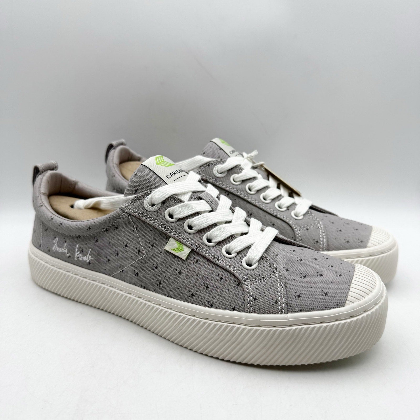 CARIUMA Womens Marie Kondo OCA Low Sneakers Size 10 Light Grey Canvas NIB