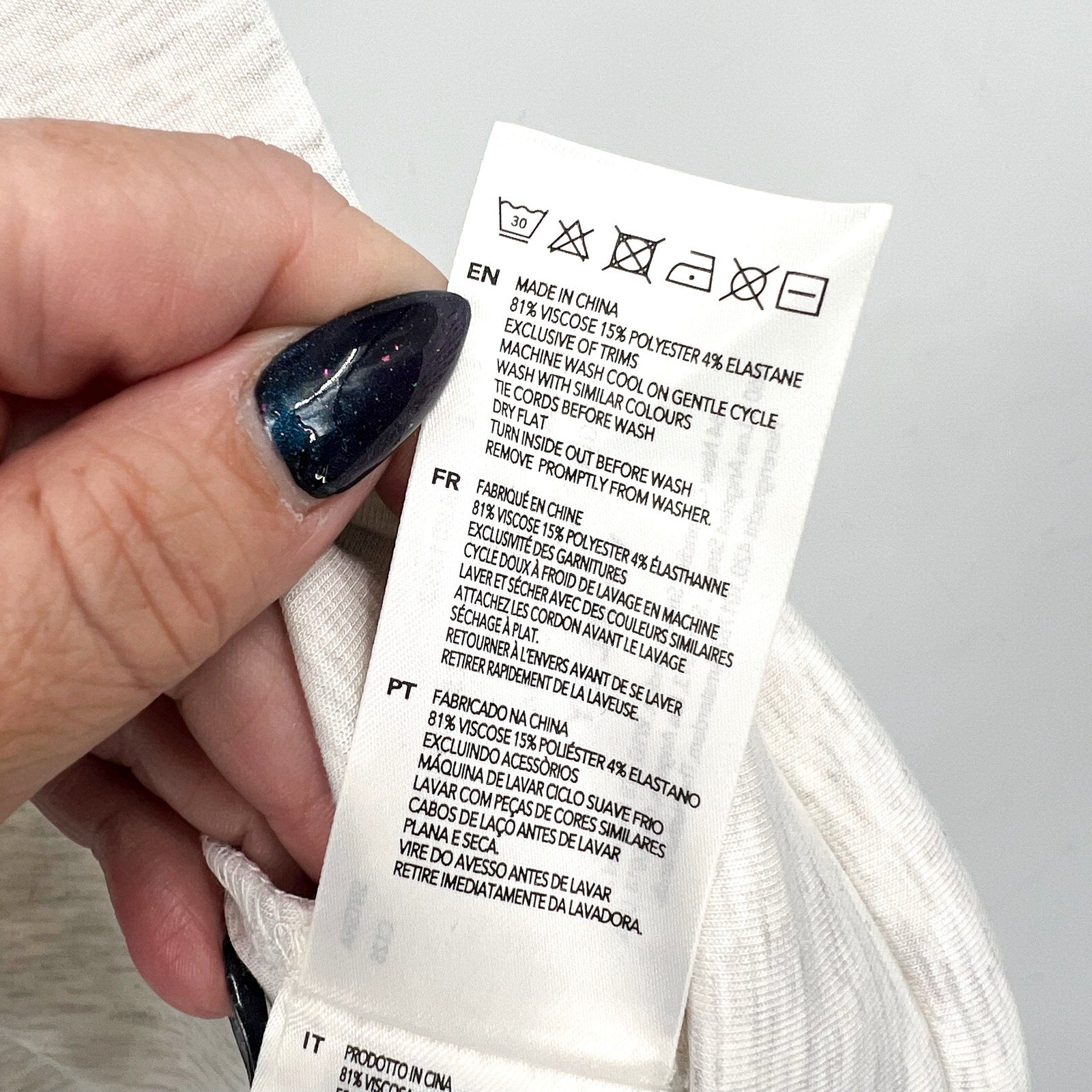 VARLEY Women's Otis Sleeveless Sweatshirt Size XS Ivory Marl Crewneck NWT