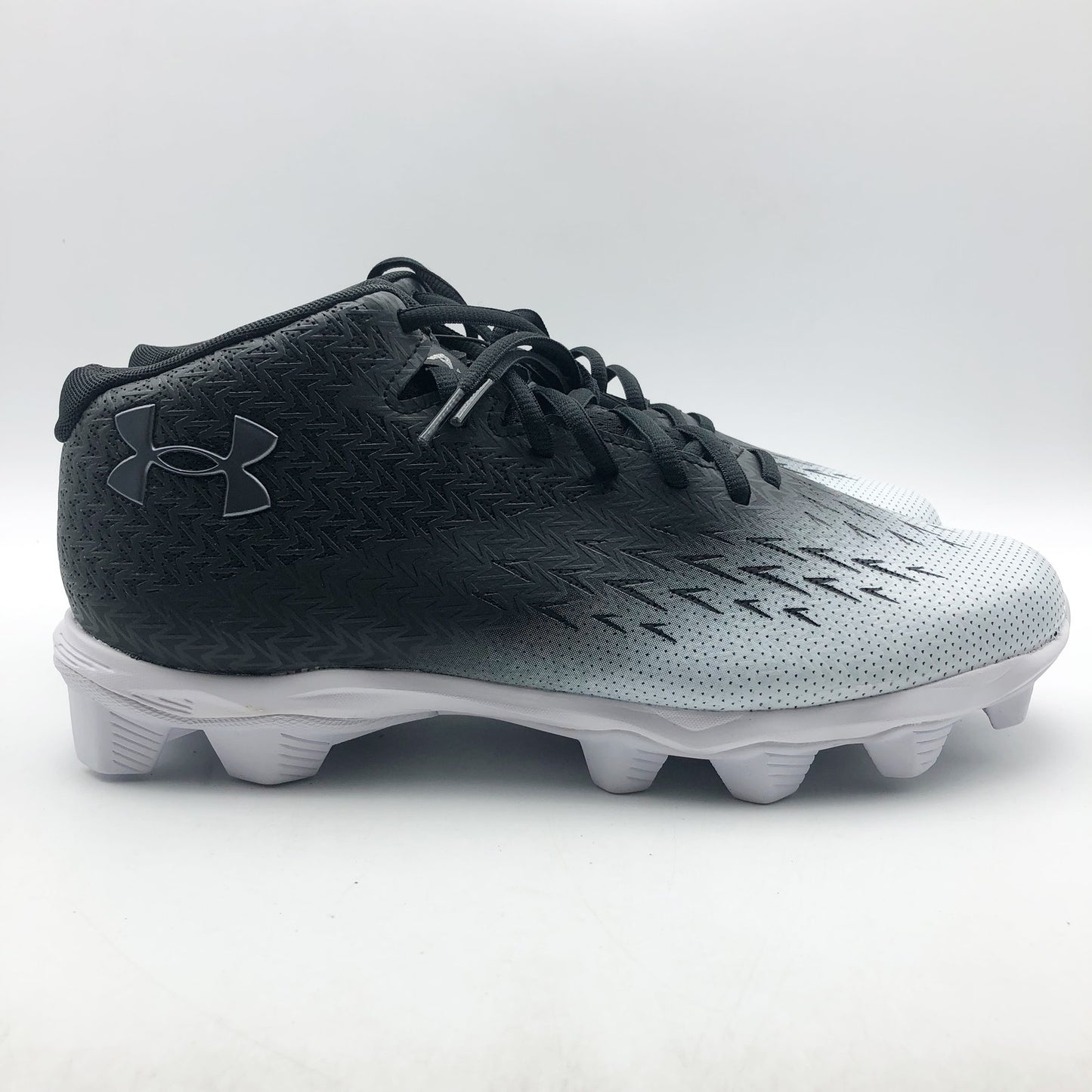 Under Armour Spotlight Franchise RM 4.0 Football Cleats 9.5 Black White NWOB