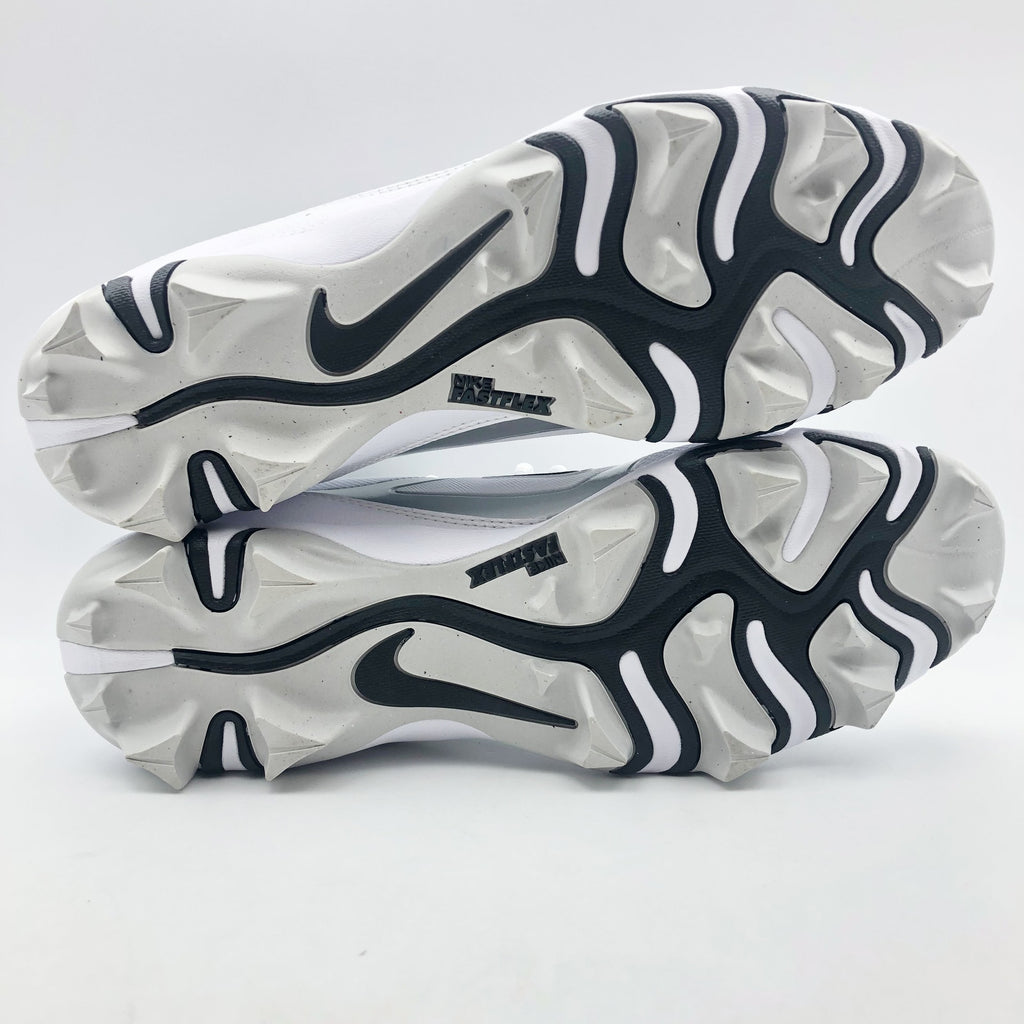 Nike Mens Alpha Menace 4 Shark Football Cleats Size 13 White Black NWOB