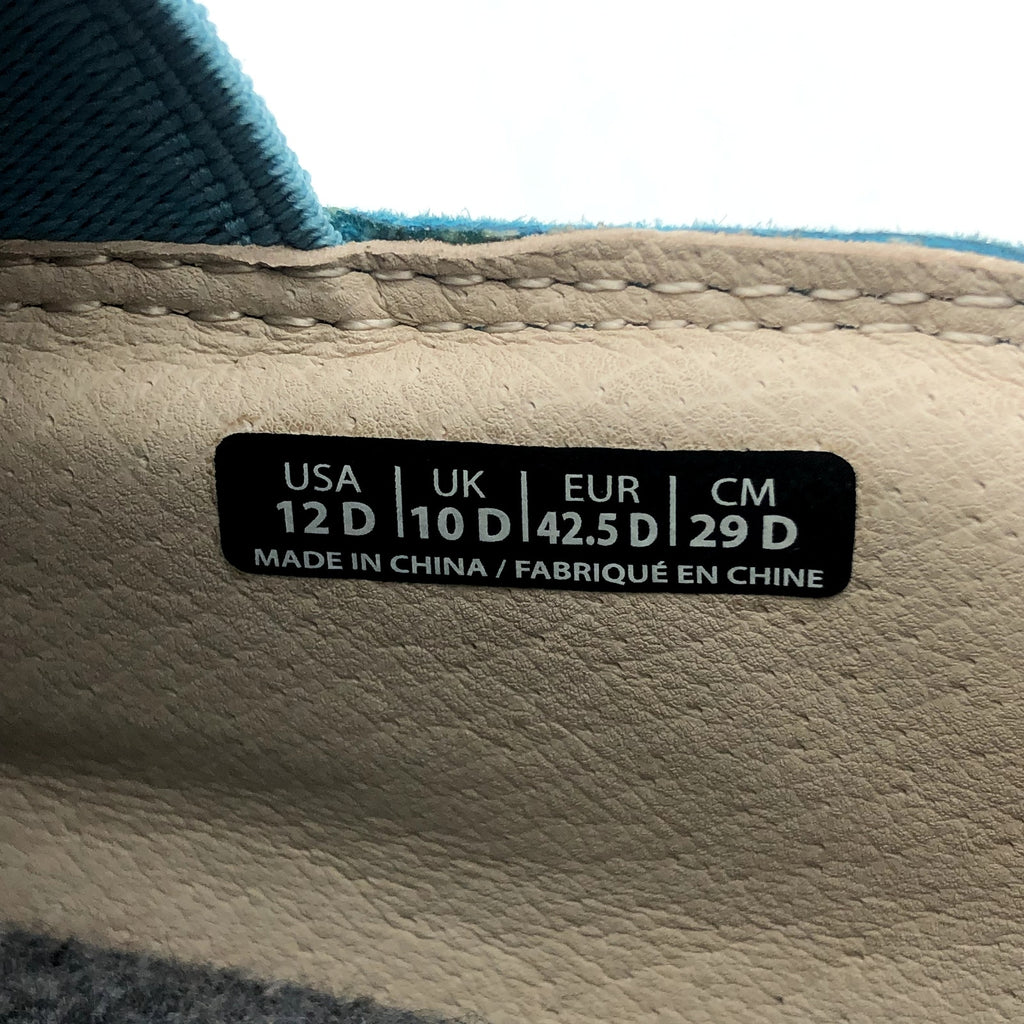 Spenco Womens Saylor Slip On Sneakers Size 12 WIDE Aqua Sea Blue Leather NIB