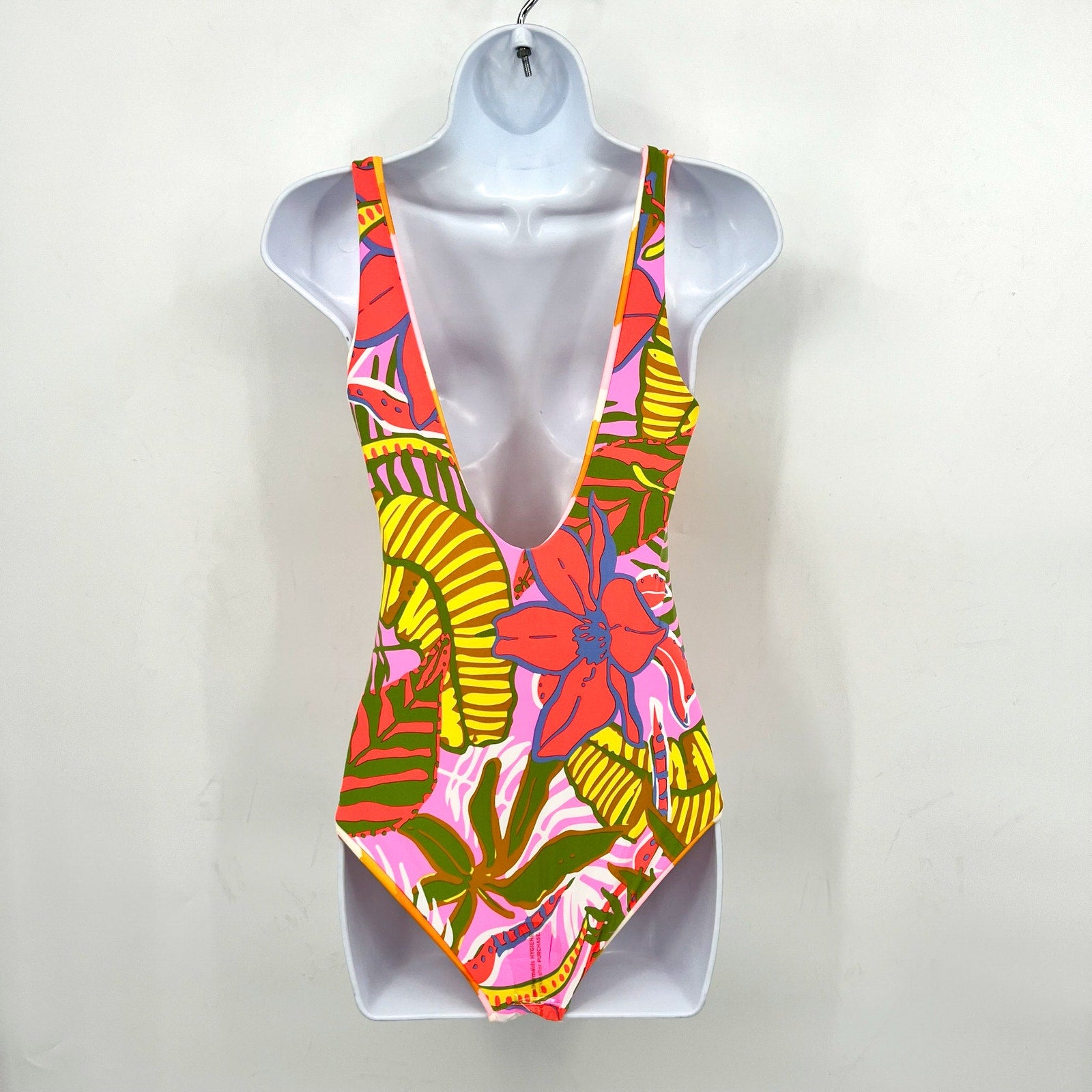 MAAJI Waves Infinity One Piece Swimsuit Girls 14 Pink Paradiso Reversible NWT