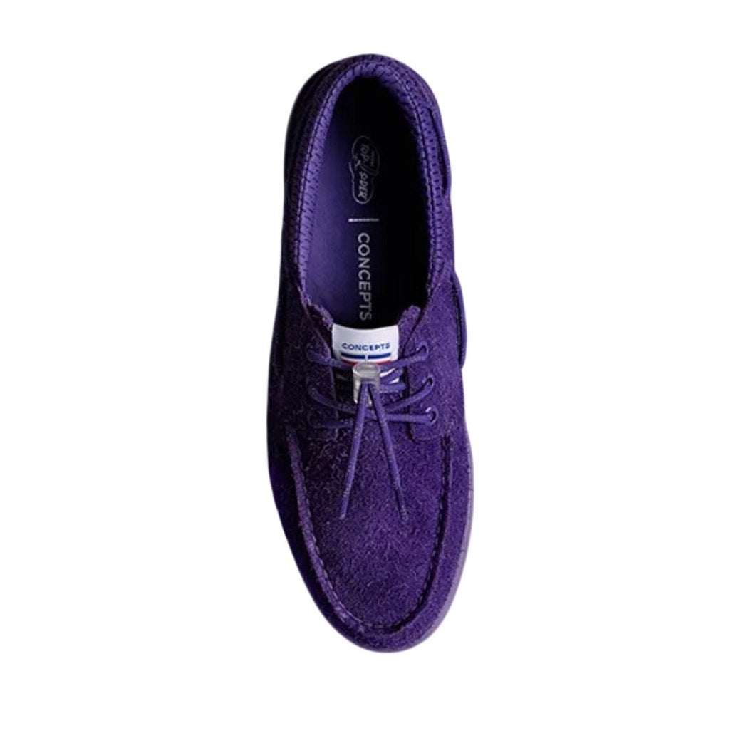 SPERRY x Concepts Mens 3-Eye Cup Top-Sider Loafers Size 13 Purple Suede NWOB