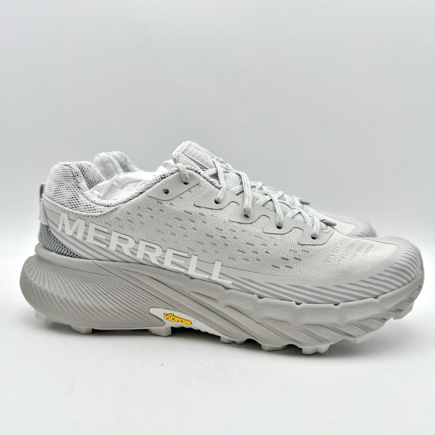 Merrell Womens Agility Peak 5 Trail Running Sneaker US 8.5 M Gray Athletic NIB