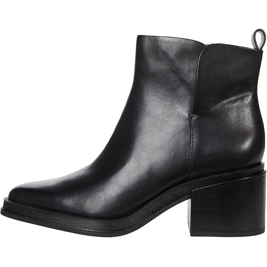 Franco Sarto Womens Dalden Ankle Boots US 6.5 M EU 36.5 Black Leather NWOB