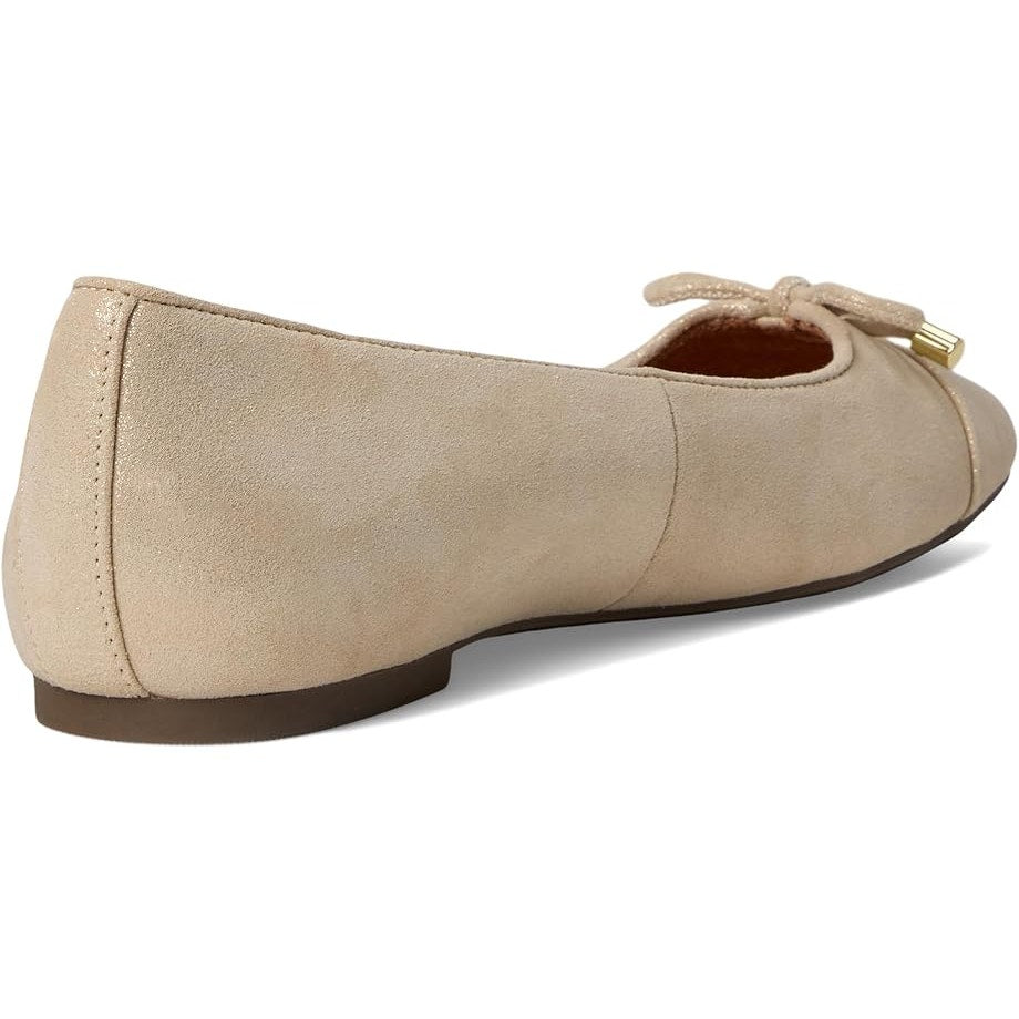 VIONIC Womens Klara Flats US 13 M EU 45 Gold Metal Leather