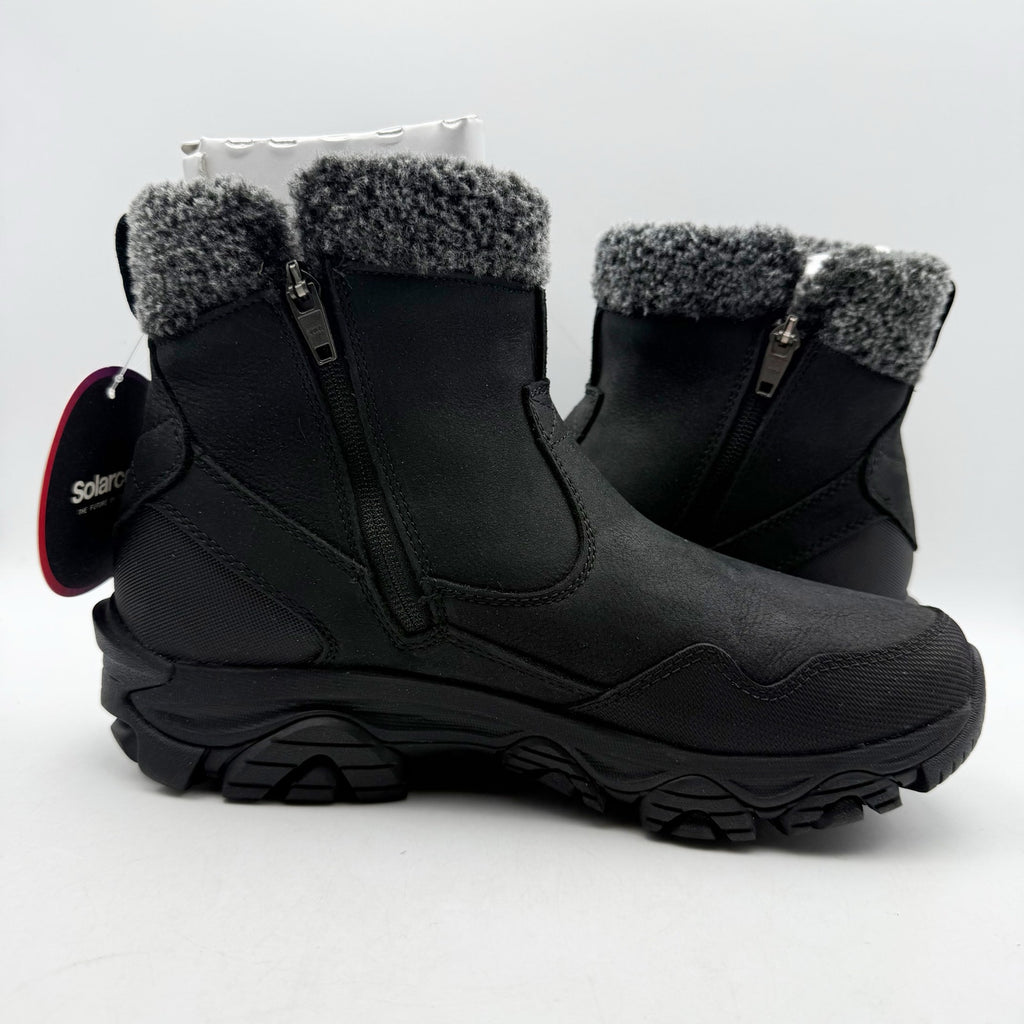 Merrell Women Coldpack 3 Thermo Mid Boot US 9 EU 40 Black Leather Waterproof NIB