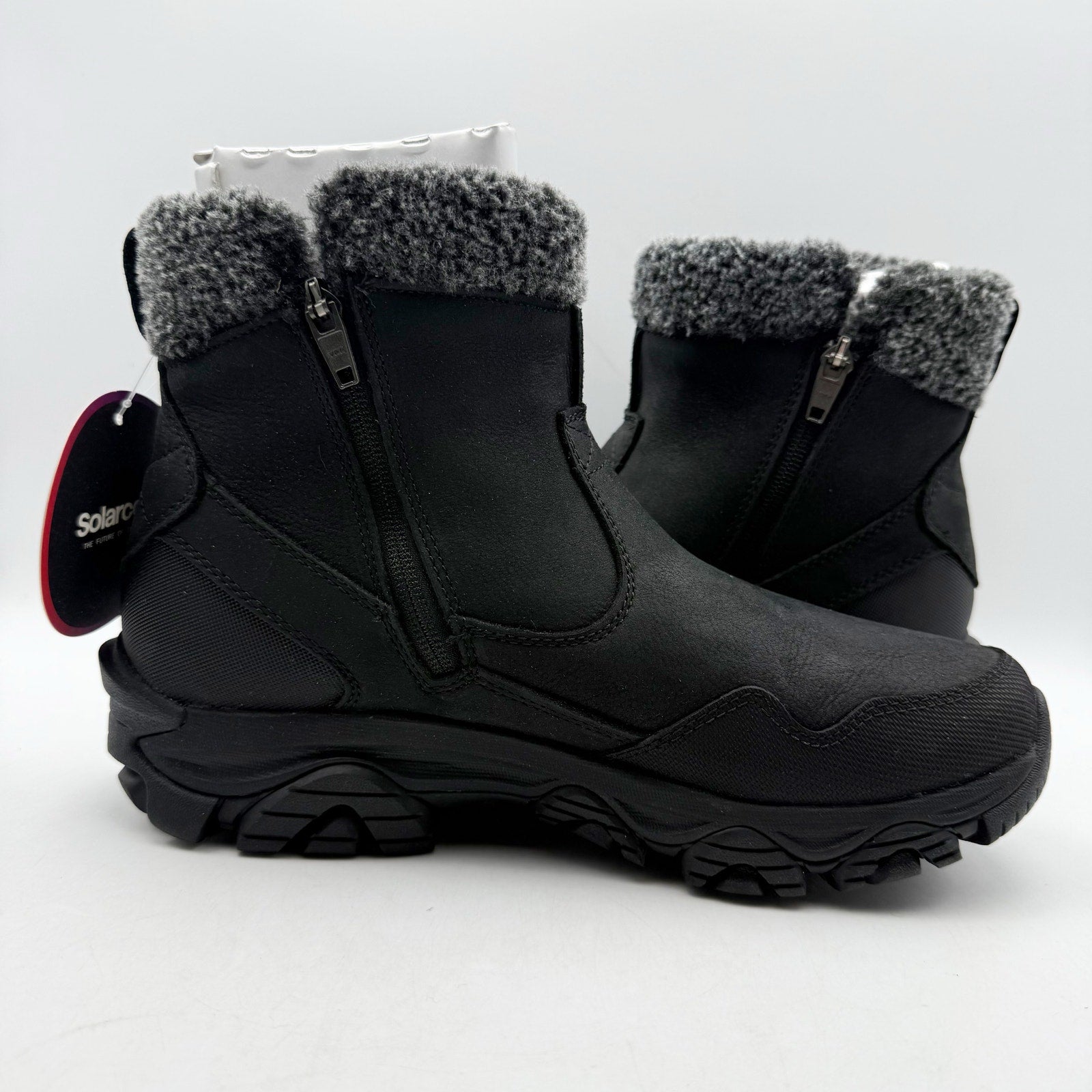 Merrell Women Coldpack 3 Thermo Mid Boot US 9 EU 40 Black Leather Waterproof NIB