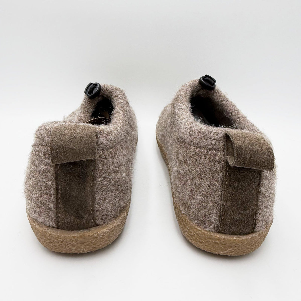 Haflinger Womens Guido Wool Felt Slippers Size 7 EU 38 Brown Tan NWT