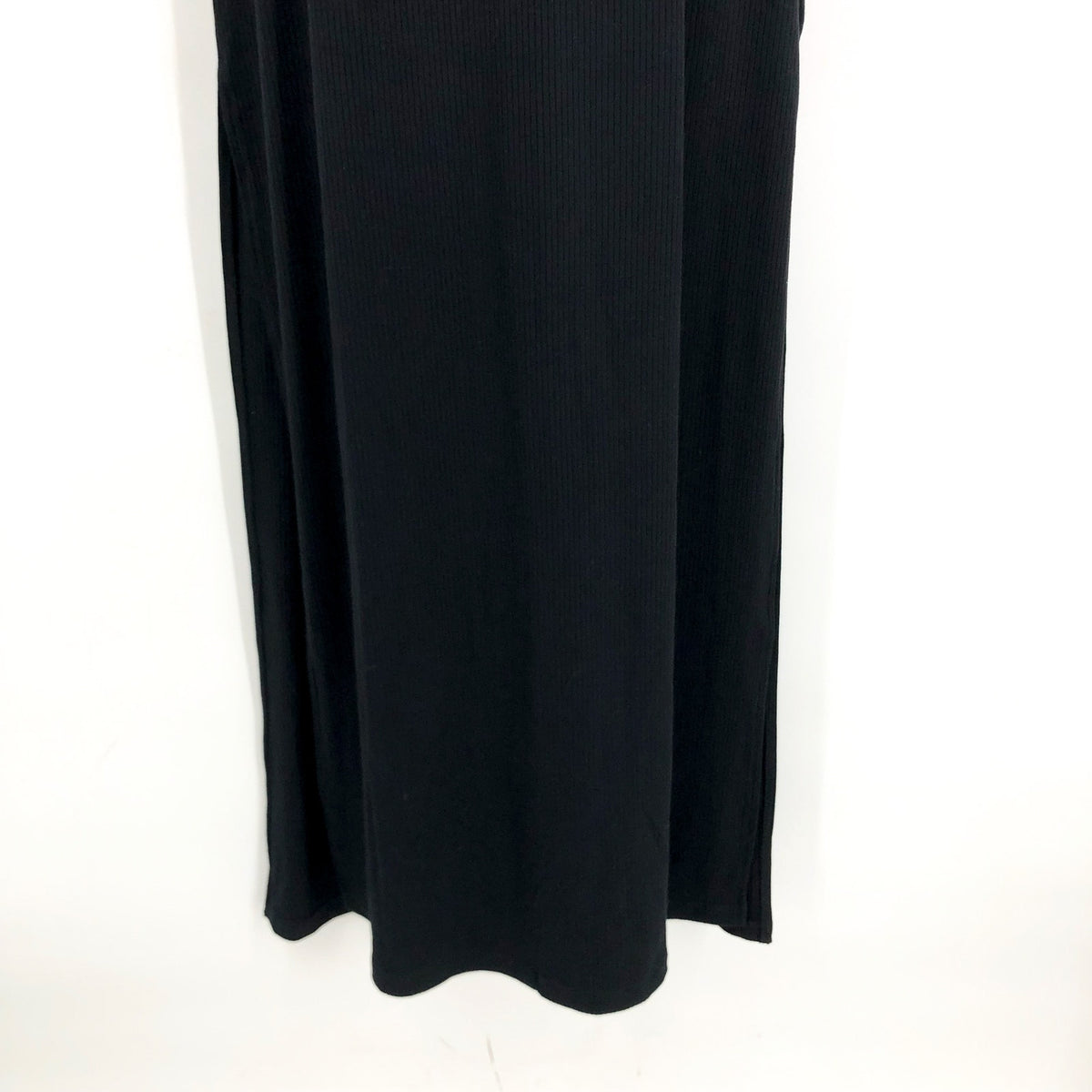L*SPACE Women's Mara Cutout Maxi Dress Medium Black Square Neck NWT