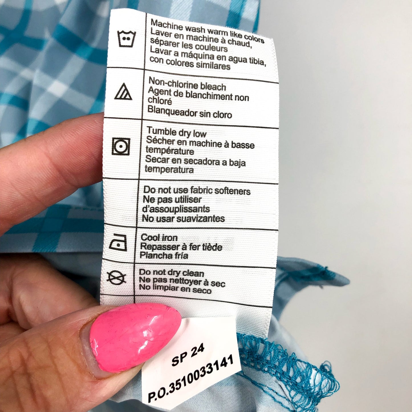 CARHARTT Men's Force Relaxed Fit Plaid Shirt Medium Storm Blue Sun Defender NWT