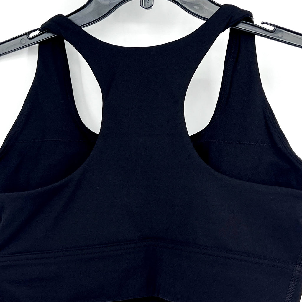 EVERLANE Women's The Perform Longline Bra XL Black Racerback NWT