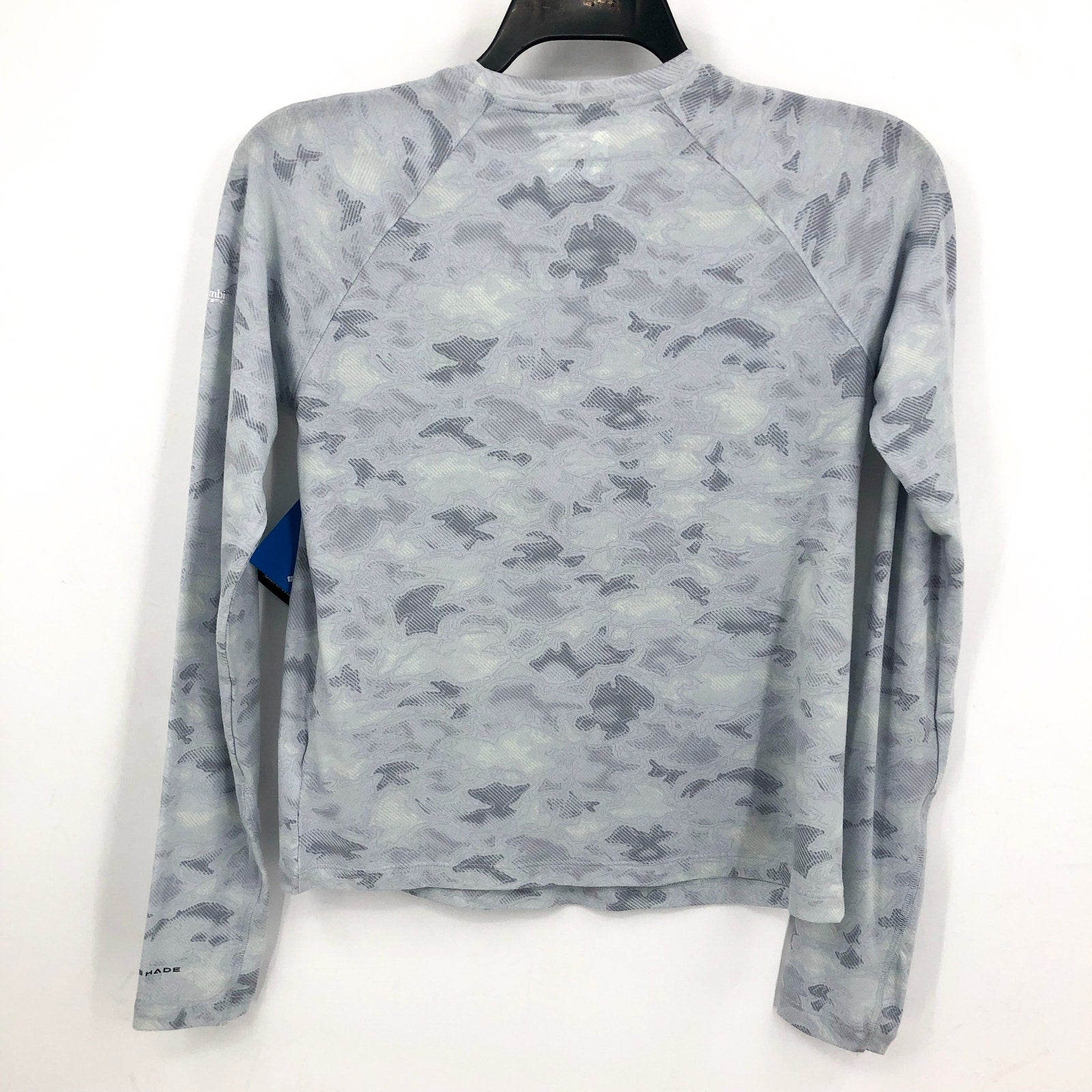 Columbia Womens PFG Uncharted Knit Long Sleeve T-Shirt Small Grey UPF NWT