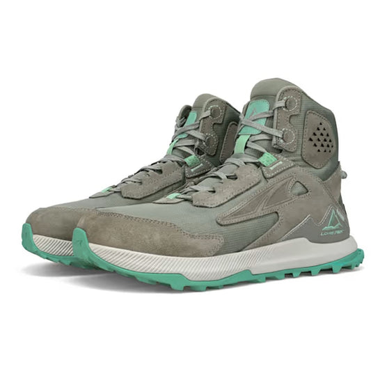 Altra Womens Lone Peak Hiker 2 Sneakers US 8 M EU 39 Gray Green Suede NIB