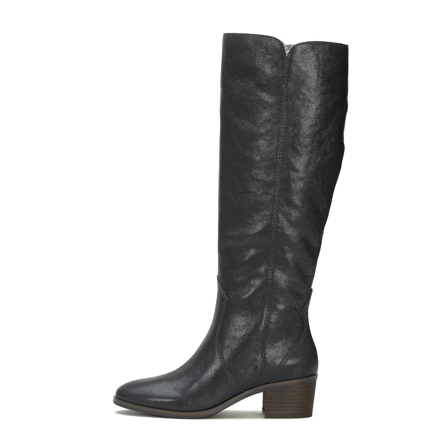 Lucky Brand Womens Cashlin Heeled Knee High Boots Size 6.5 M Black Leather NIB