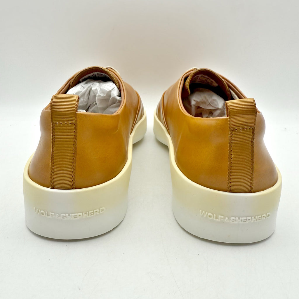Wolf & Shepherd Womens Cruise Sneakers US 8 EU 39 Brown Leather NIB