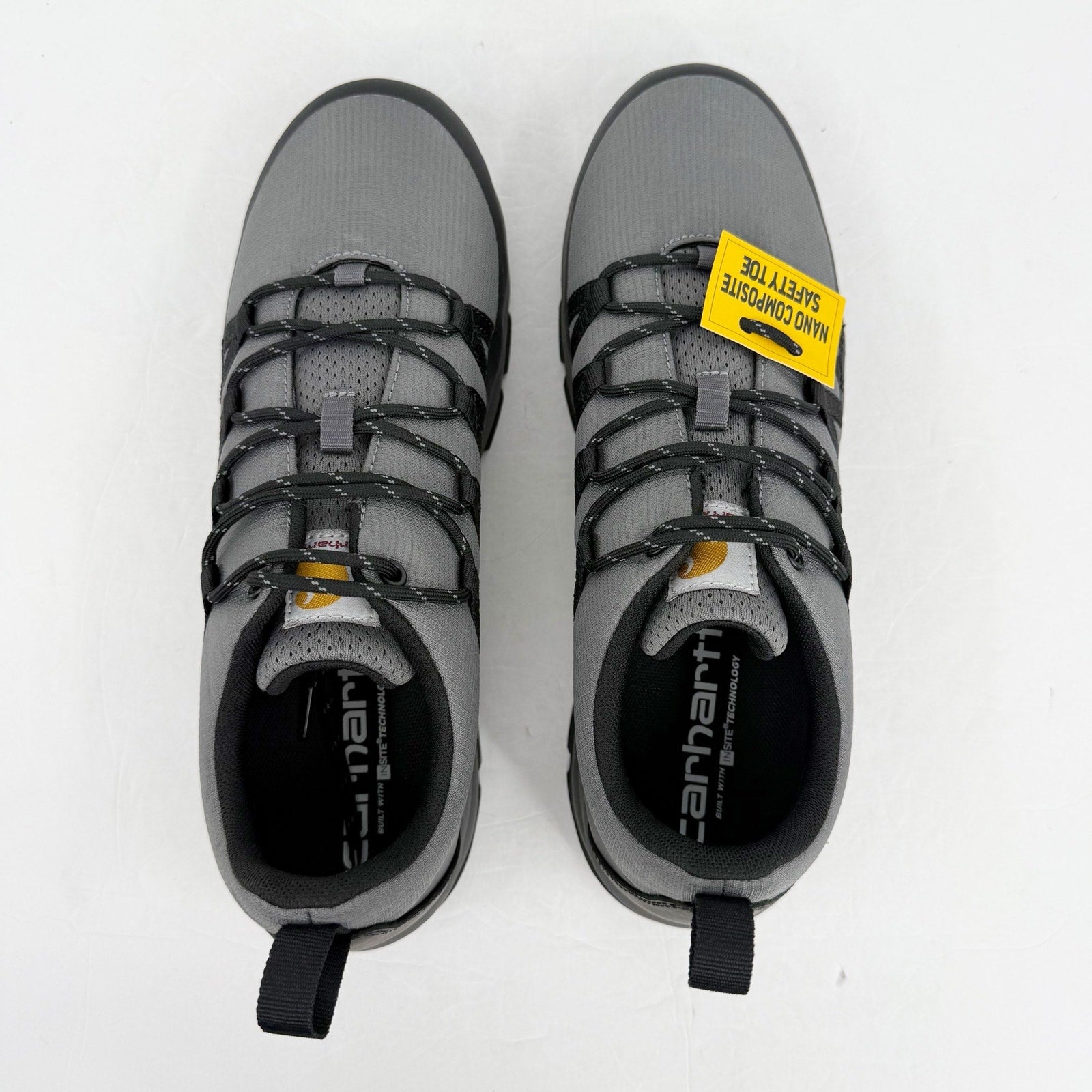 Carhartt Mens Gilmore Ripstop Work Sneakers US 14 M Grey Black SR Nano Toe NIB
