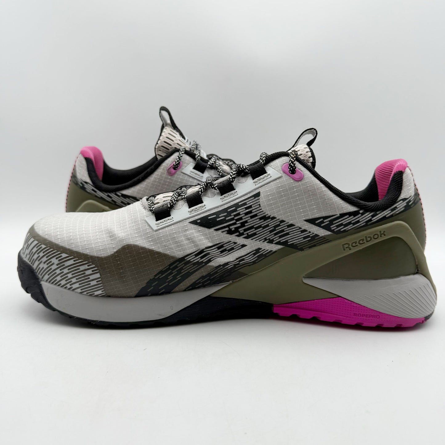 REEBOK Womens Nano X1 Adventure Comp Toe Work Shoes 12 Wide White Green SR NIB