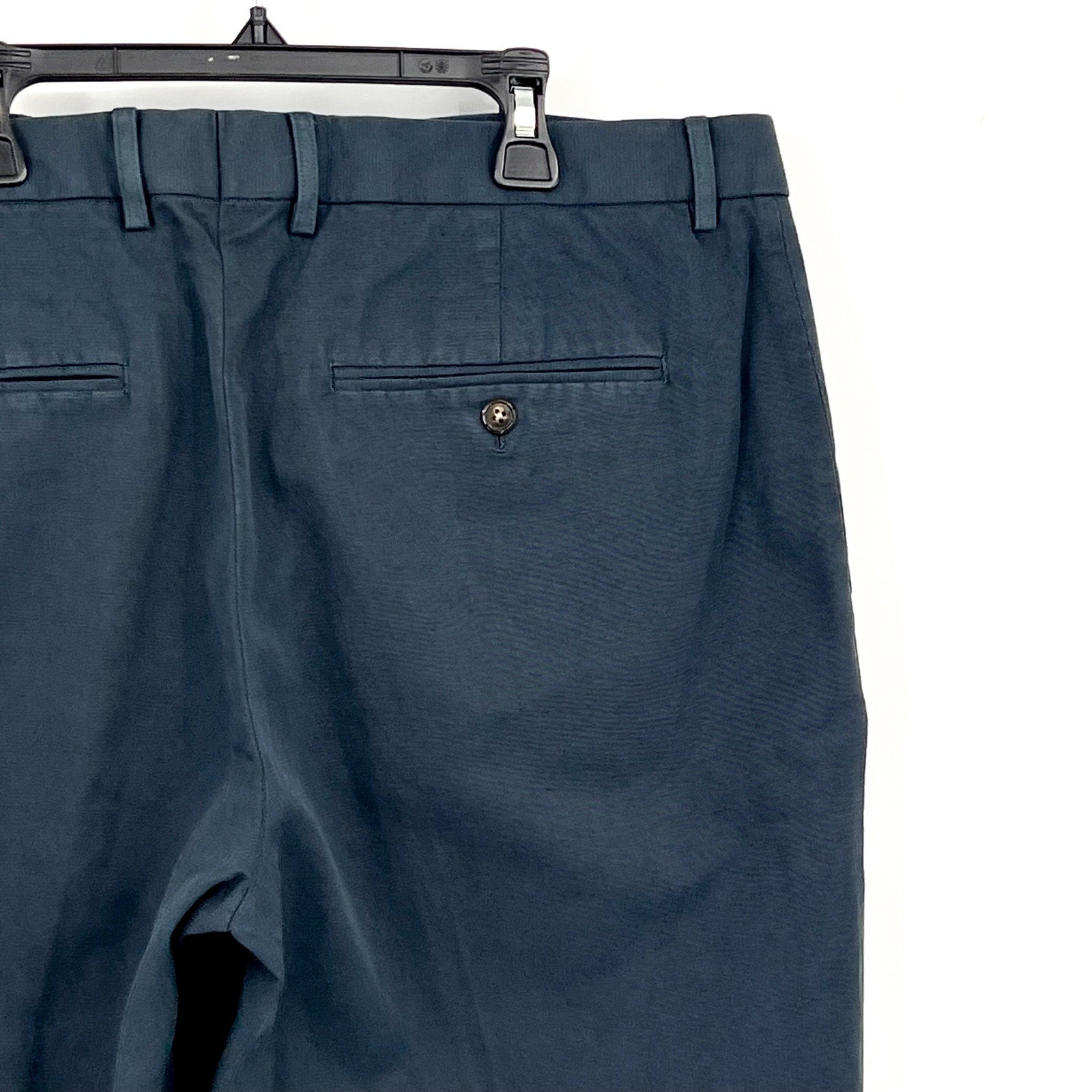 J.CREW Men's Chino Suit Pants 32x30 Blue Cotton-Linen Blend Slim Fit AX271 NWT