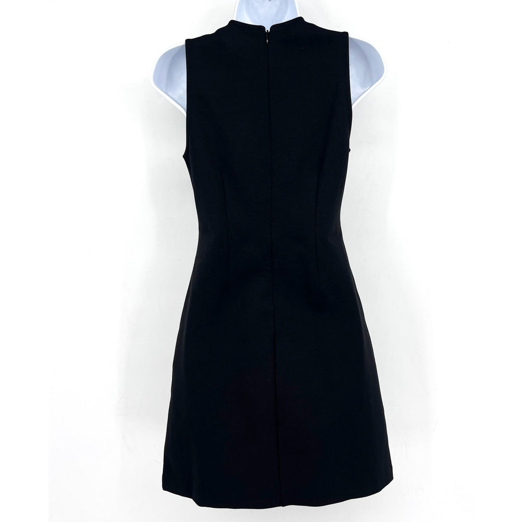 EVERLANE Women's The Dream '90s Shift Dress Medium Black Sleeveless Stretch NWT