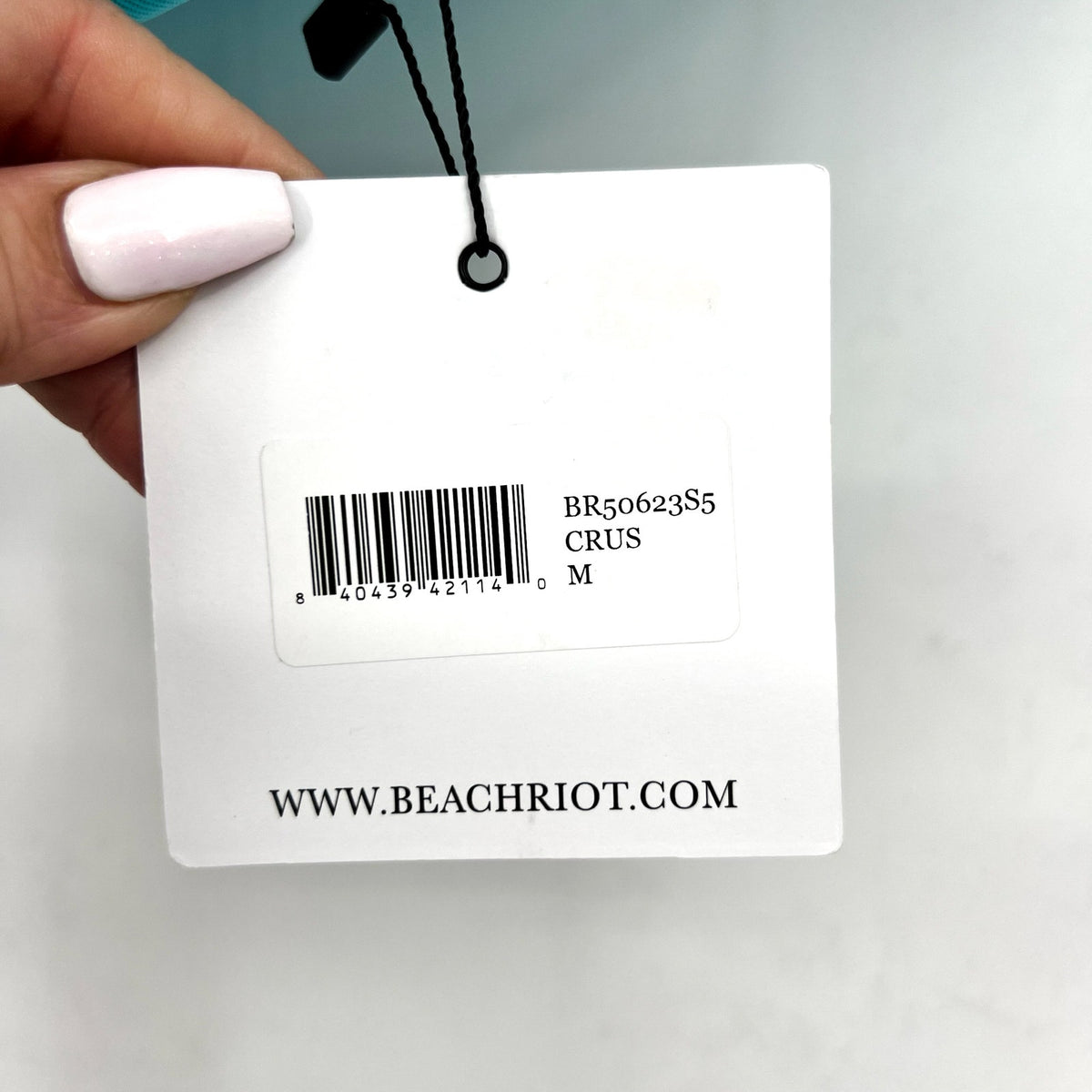 BEACH RIOT Women's Kimora Bikini Bottom Medium Blue Crush Colorblock NWT