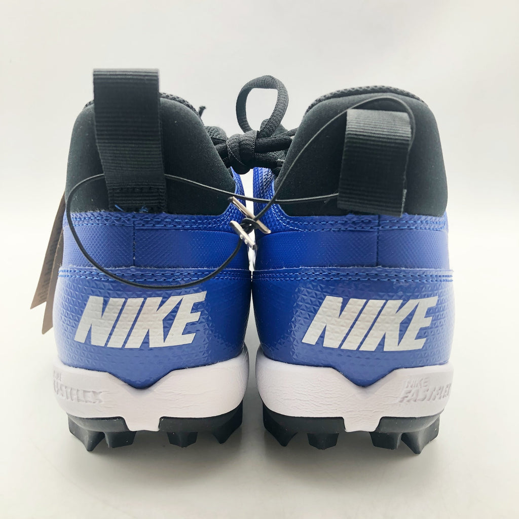 Nike Men's Alpha Menace 4 Shark Football Cleats Size 13 Blue White NWOB