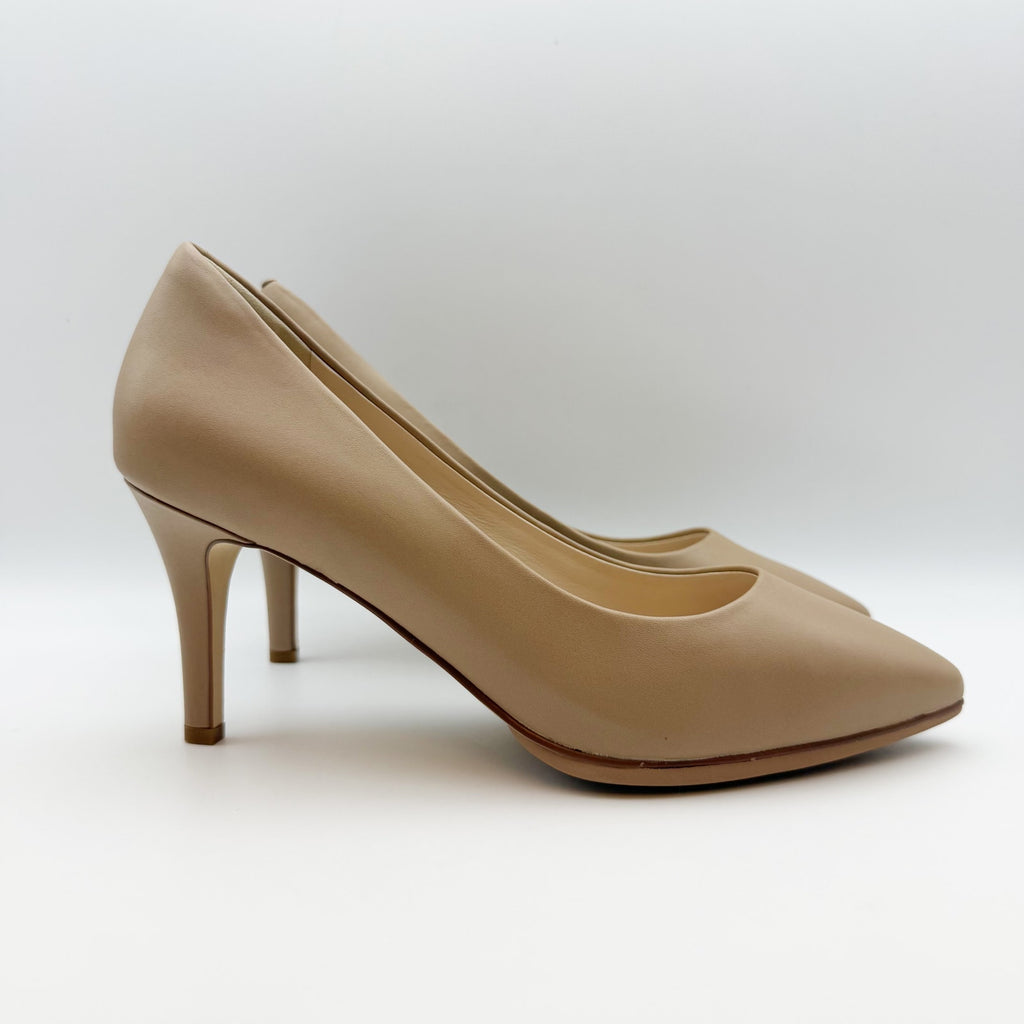 Cole Haan Womens Grand Ambition Pumps US 9.5 B Tan Amphora Leather Heels NWOB