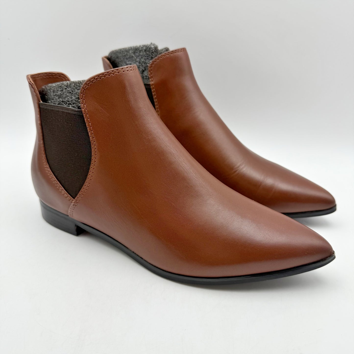 Cole Haan Womens Hara Bootie US 6.5 Wide EU 37 Dark Brown Leather NIB