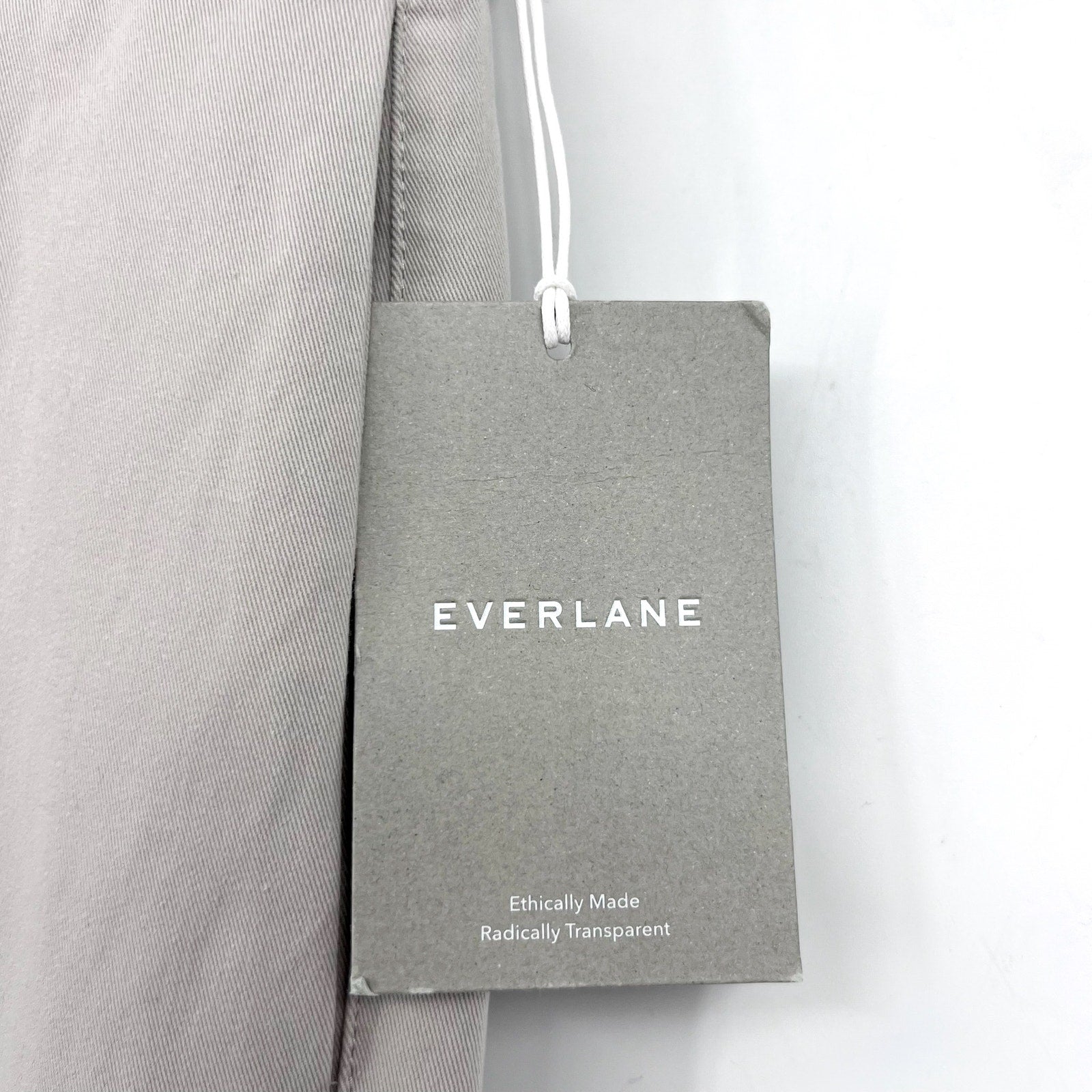 EVERLANE Men's The Performance Chino Pants 31x28 Stone Gray Modern Fit NWT