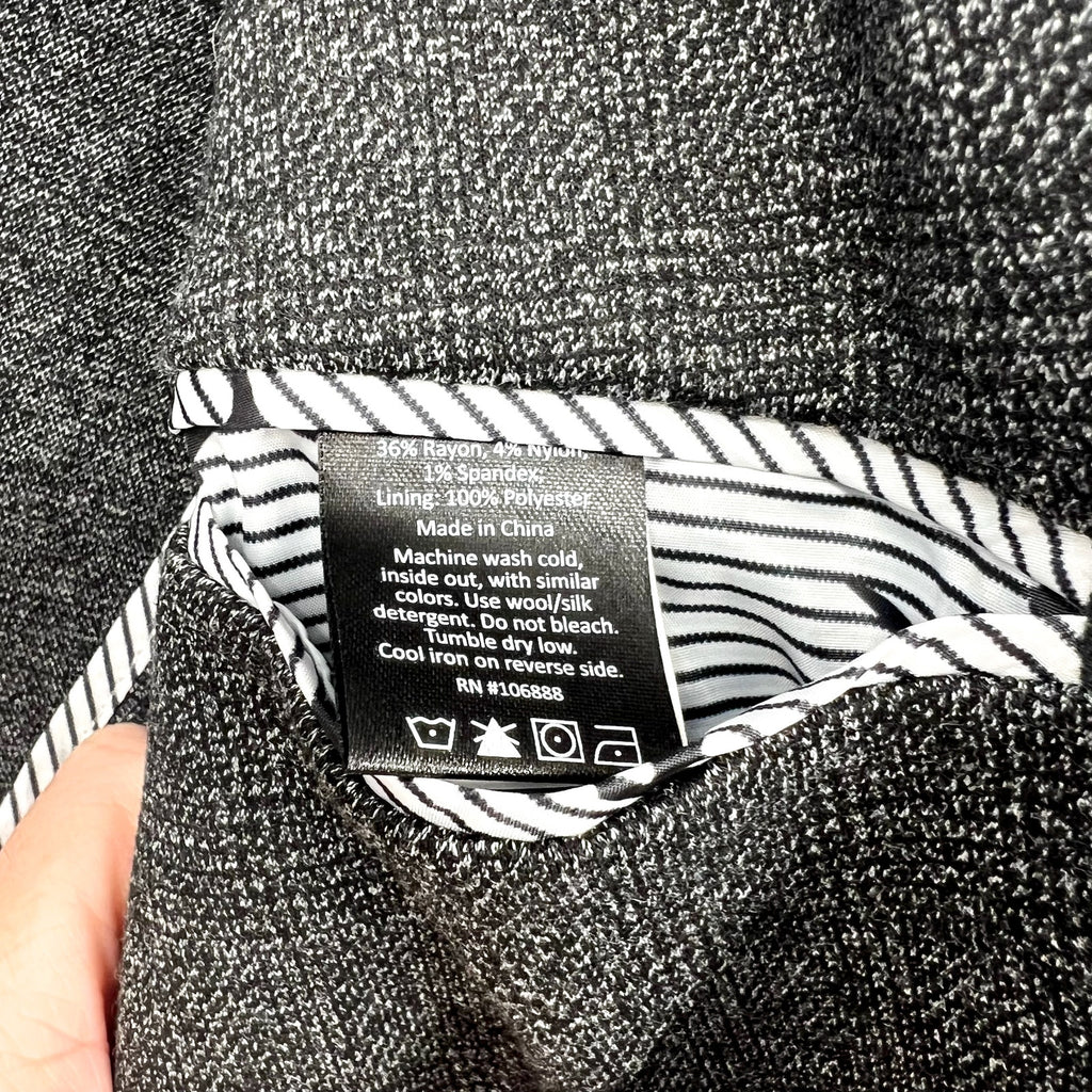 APPAMAN Boy's Stretchy Mod Suit Jacket Size 16 Grey Noir Micro Plaid NWT