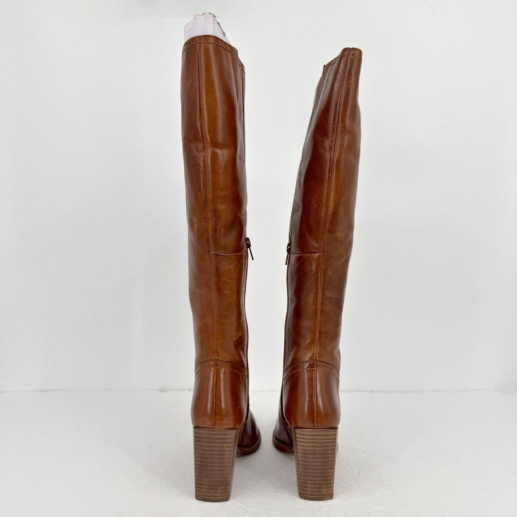 Diba True Womens True Do Knee High Boots Size 6.5 M Brown Leather NWOB