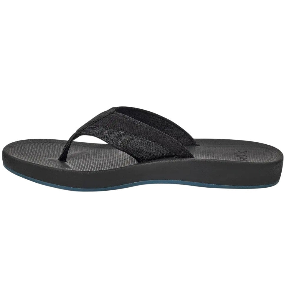 Sanuk Mens Cosmic Seas Mesh Thong Sandals US 11 EU 44 Black NWOB
