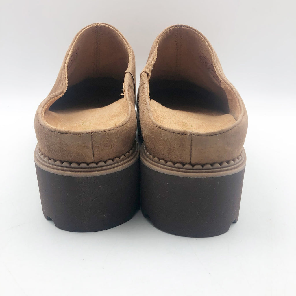 Vionic Womens Fairfax Clogs US 10 EU 41 Brown Suede Slip On NIB