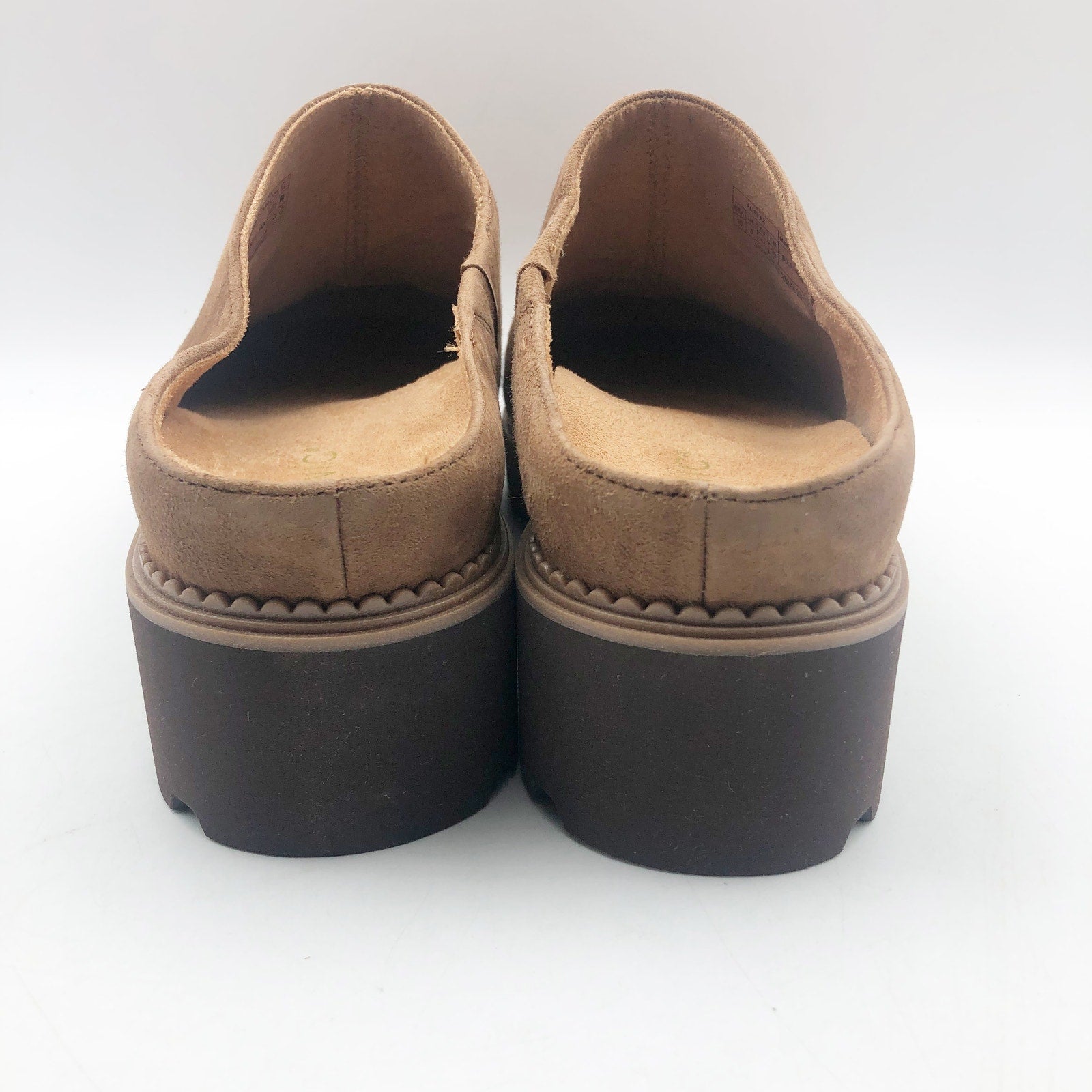 Vionic Womens Fairfax Clogs US 10 EU 41 Brown Suede Slip On NIB