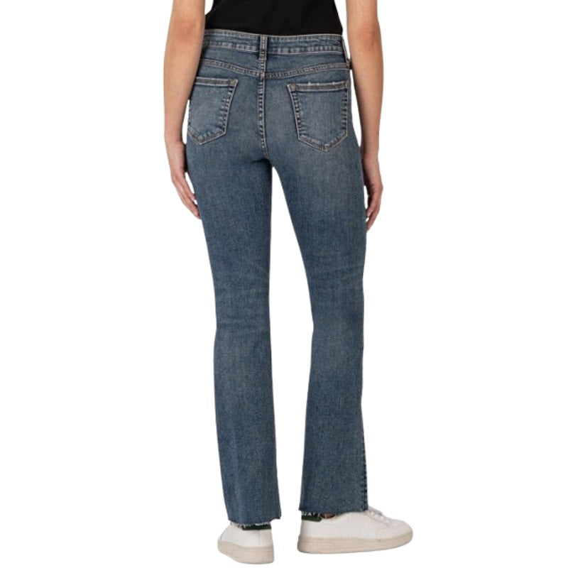 KUT FROM THE KLOTH Stella Fab Ab Flare Jeans Size 12 Blue Debonairly NWT