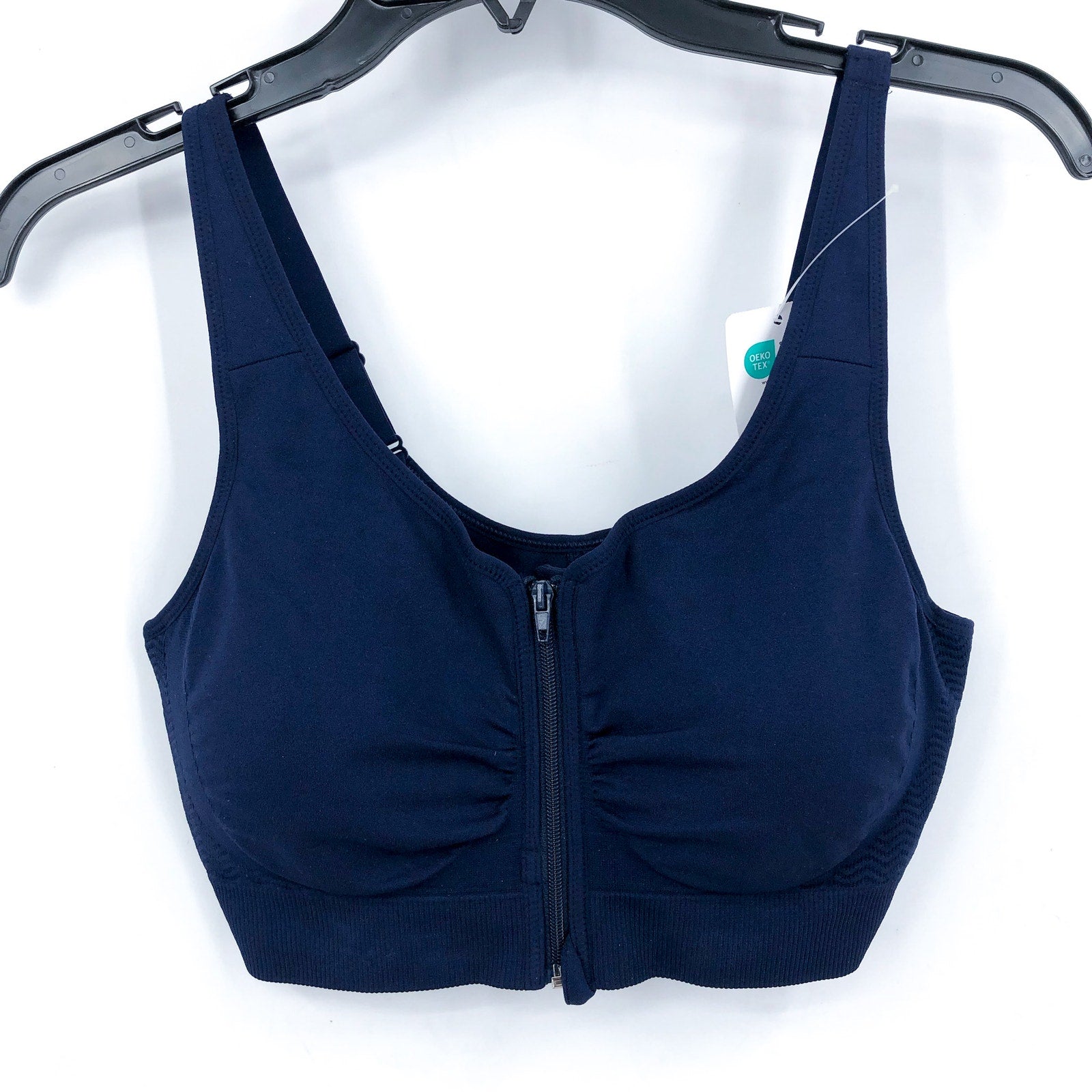 ANITA Women's Lynn Post Mastectomy Bra Large Maritime Blue Molded Cups NWT